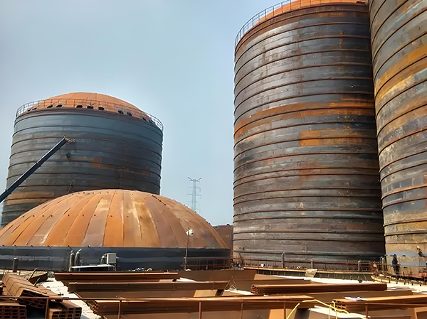 新泰焦粉钢板仓